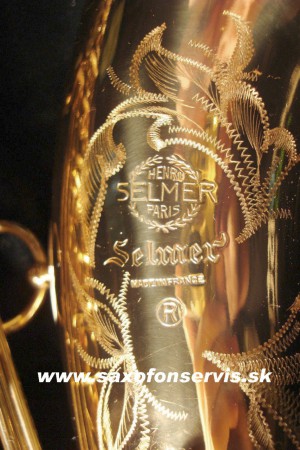 Tenor saxofón Selmer Mark VI z roku 1972